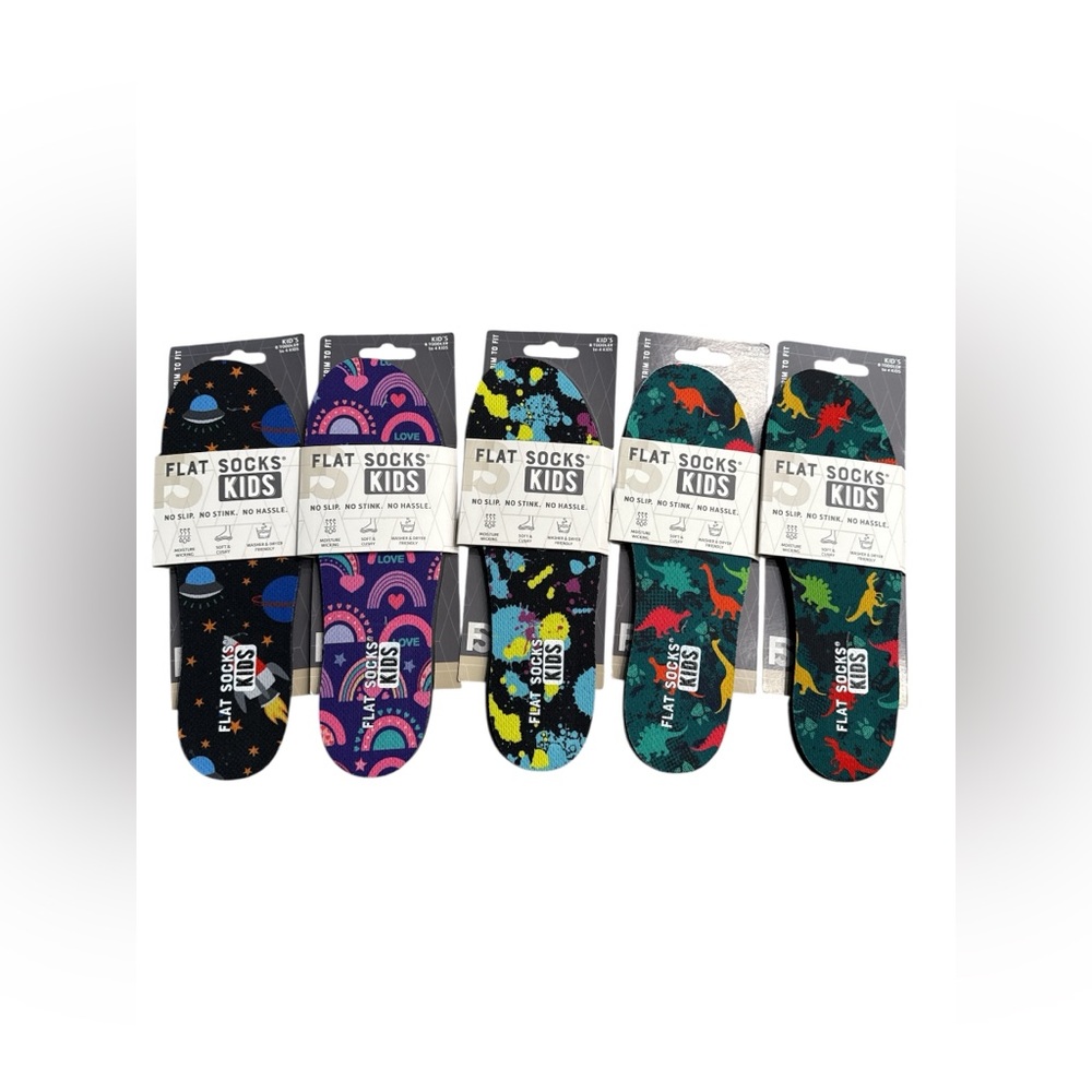 Kids No-Show Socks - Multicolor